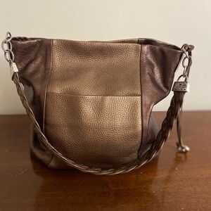 Brighton leather Bronze shoulder bag